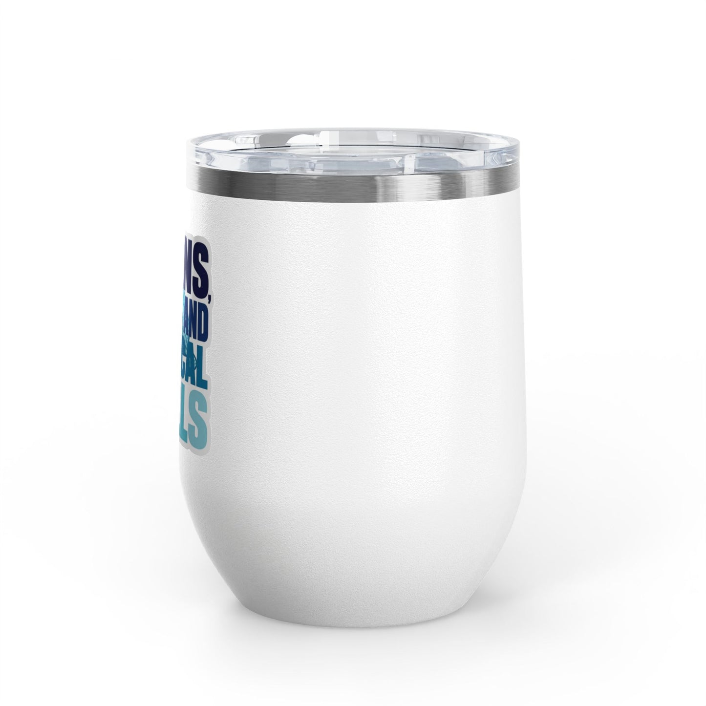 Brains, scrubs and surgical skills blue Tumbler