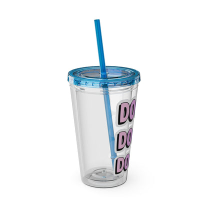 DOCTOR faux sticker Clear Insulated Cup