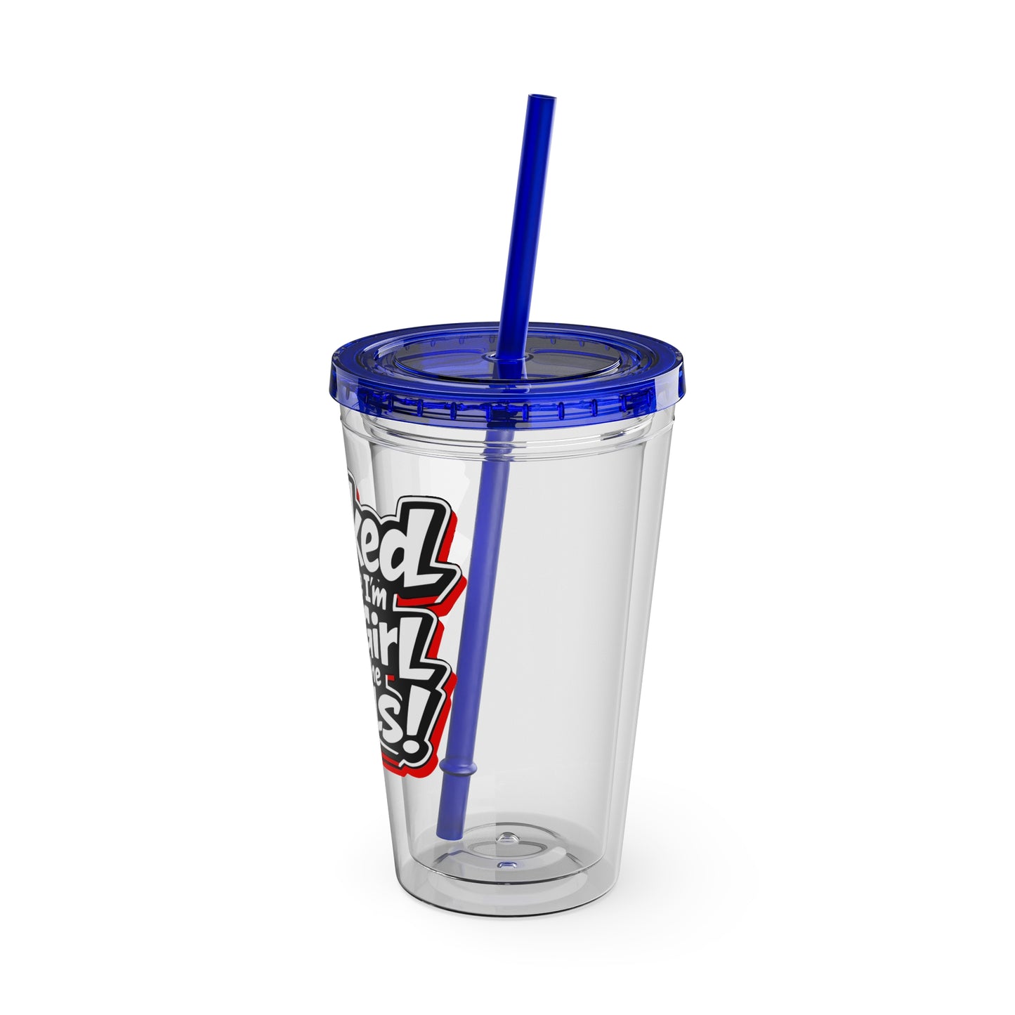 Booked because I'm that girl with the nails Clear Insulated Cup