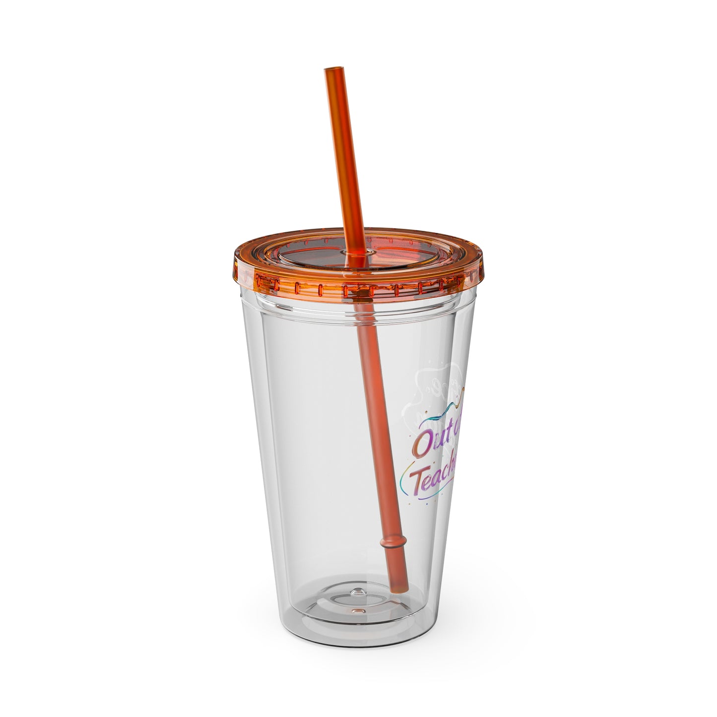 Out of office teacher edition Clear Insulated Cup