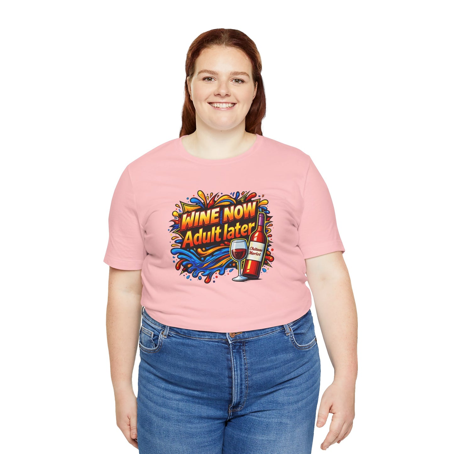 WINE NOW Adult later T-shirt