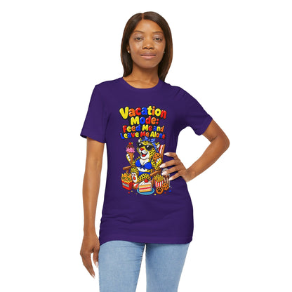 Vacation mode feed me and leave me alone T-shirt