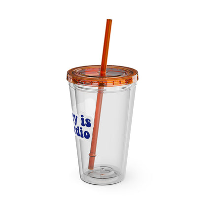 Surgery is my cardio Clear Insulated Cup