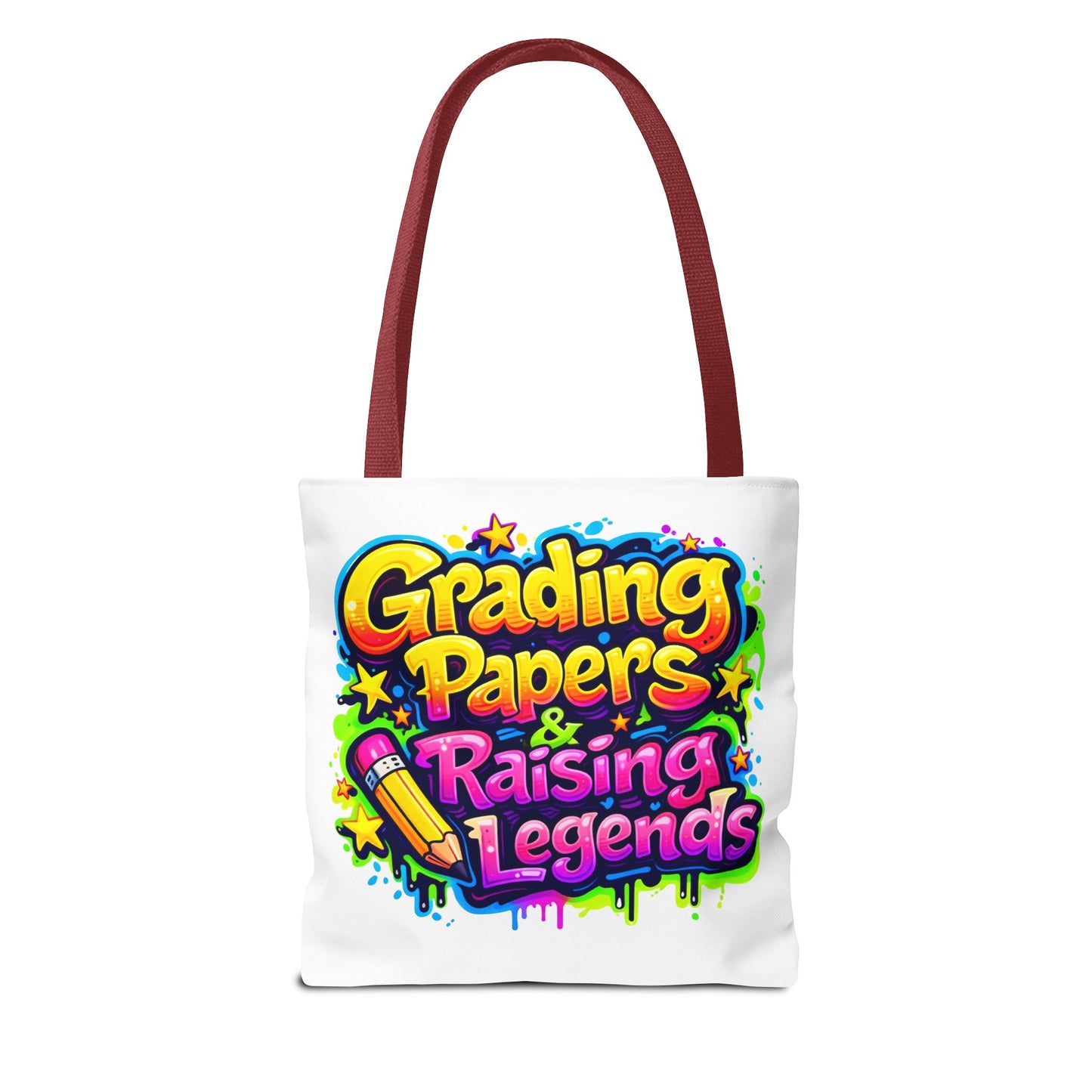 Grading papers & raising legends Tote Bag