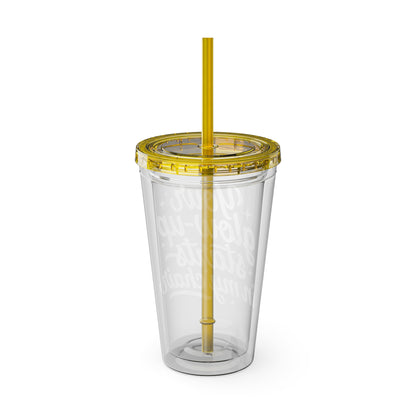 Your glow up starts in my chair Clear Insulated Cup