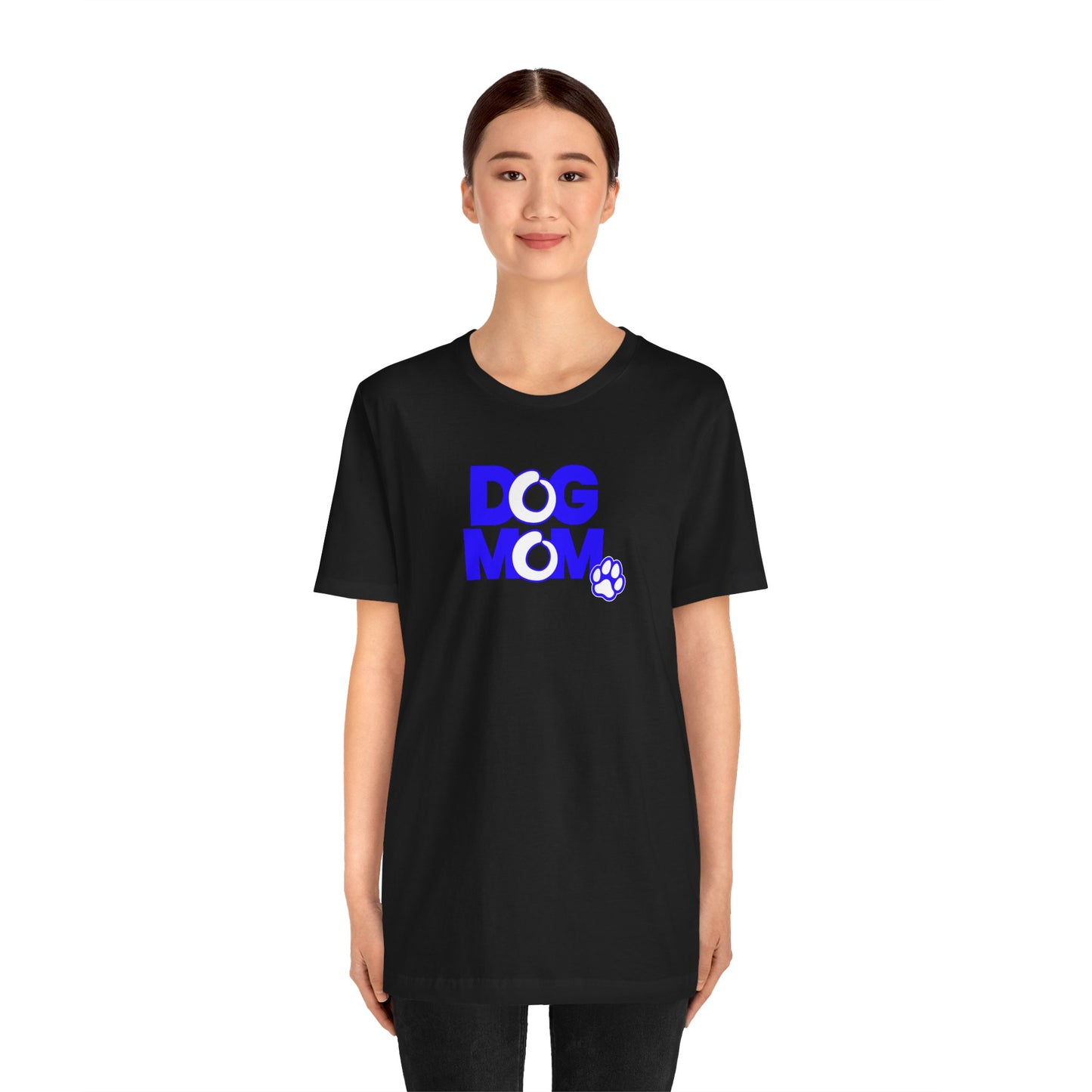 Dog mom blue T-shirt