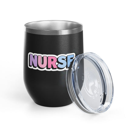 NURSE faux sticker Tumbler
