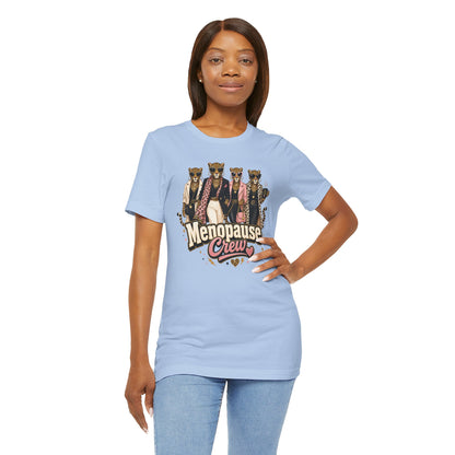 Menopause crew leopard T-shirt