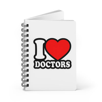 I love doctors faux sticker Journal