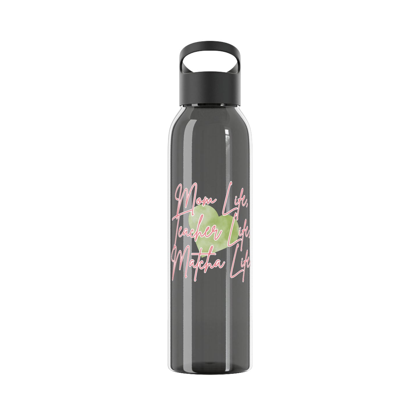Mom Life, Teacher Life, Matcha Life Water Bottle