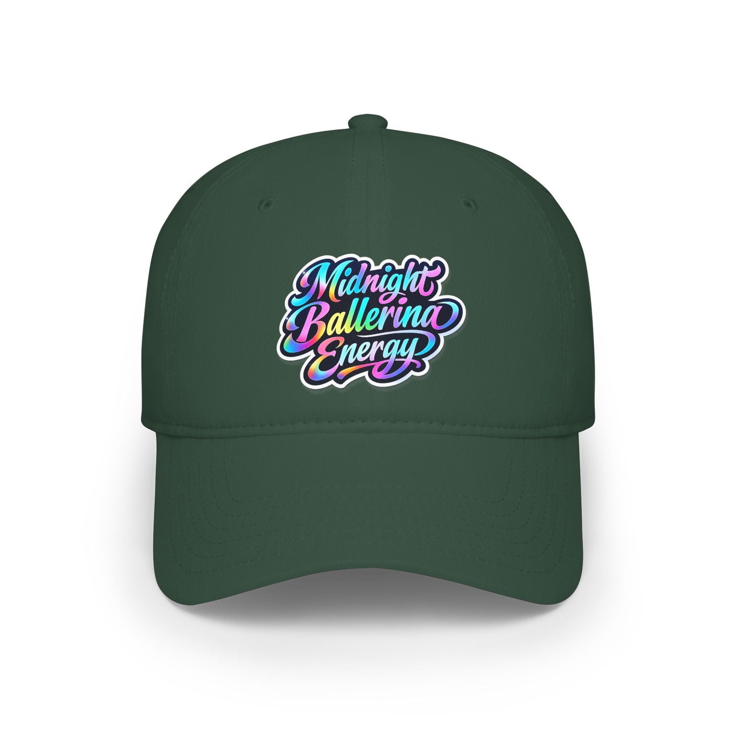 Midnight ballerina energy Baseball Cap