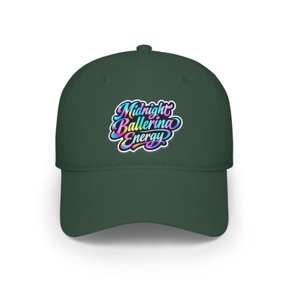 Midnight ballerina energy Baseball Cap