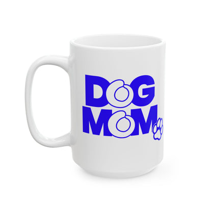 Dog mom blue Mug