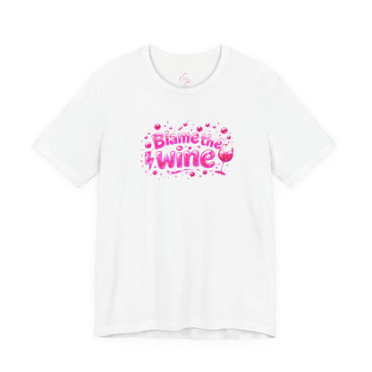 Blame the wine T-shirt
