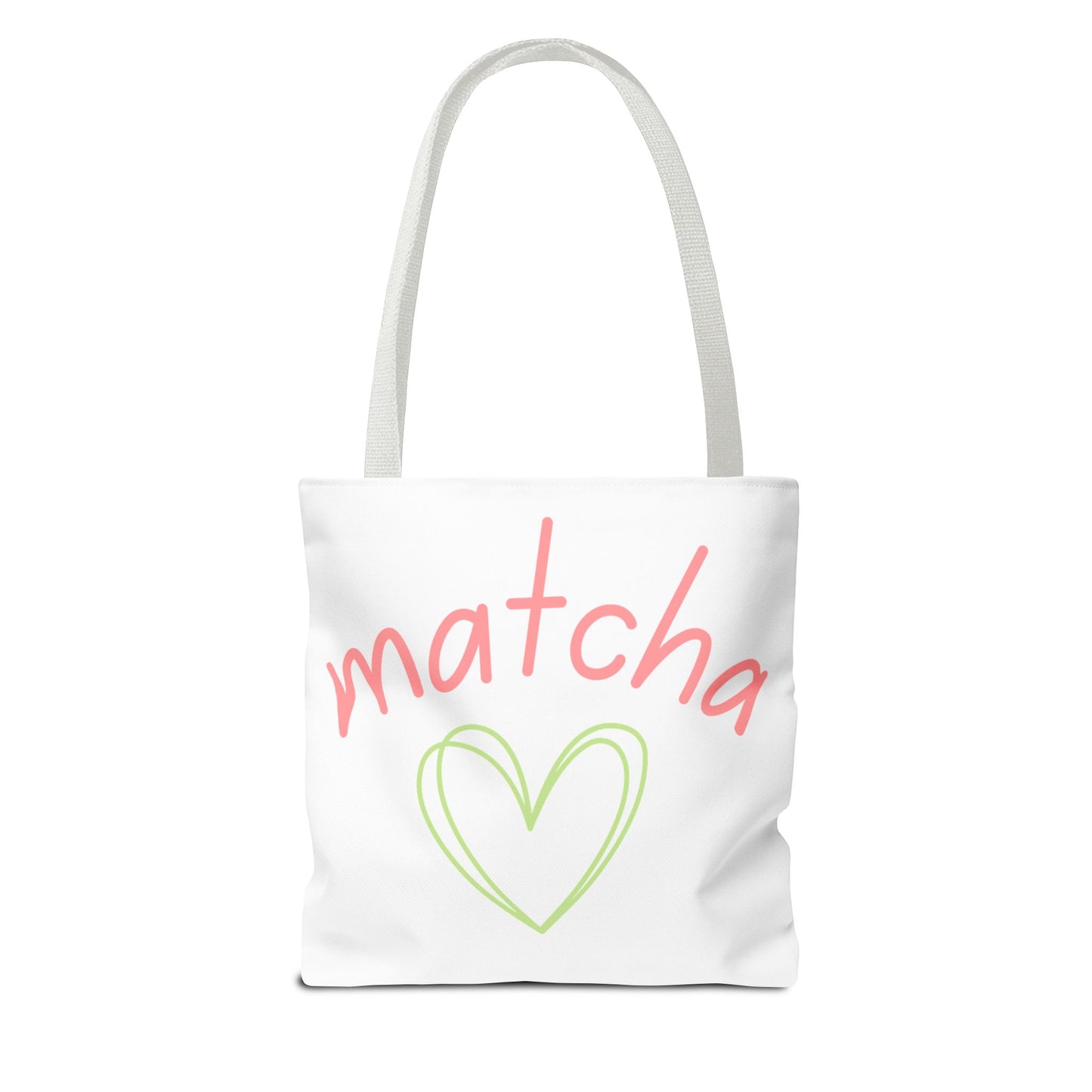 Matcha Heart Tote Bag