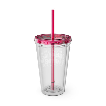 Blame the wine Clear Insulated Cup