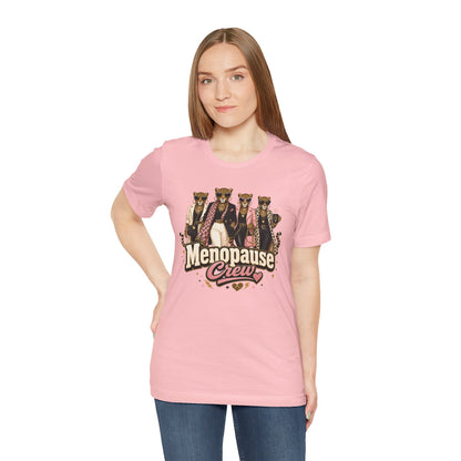 Menopause crew leopard T-shirt