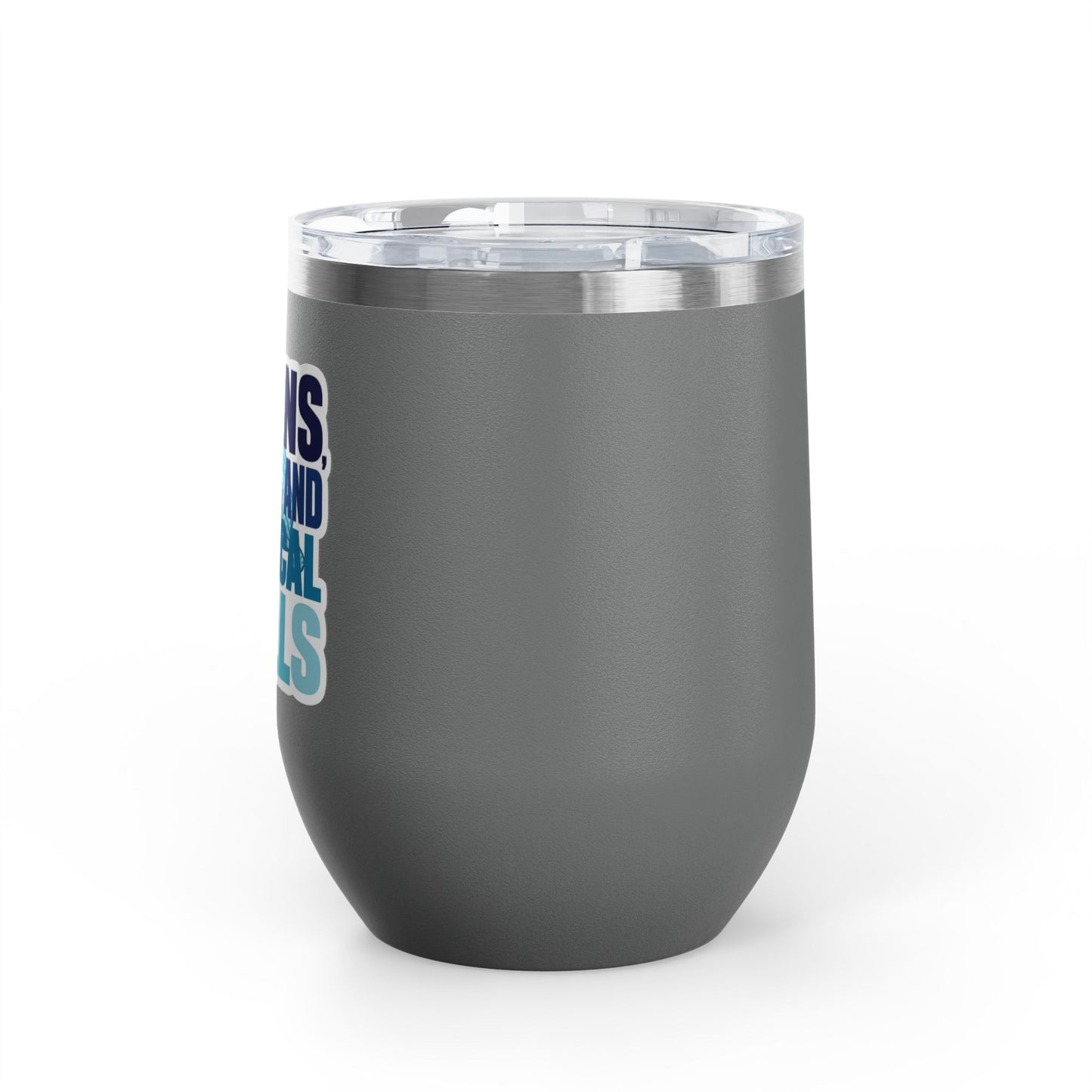 Brains, scrubs and surgical skills blue Tumbler