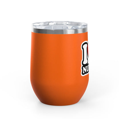 I love nurses faux sticker Tumbler