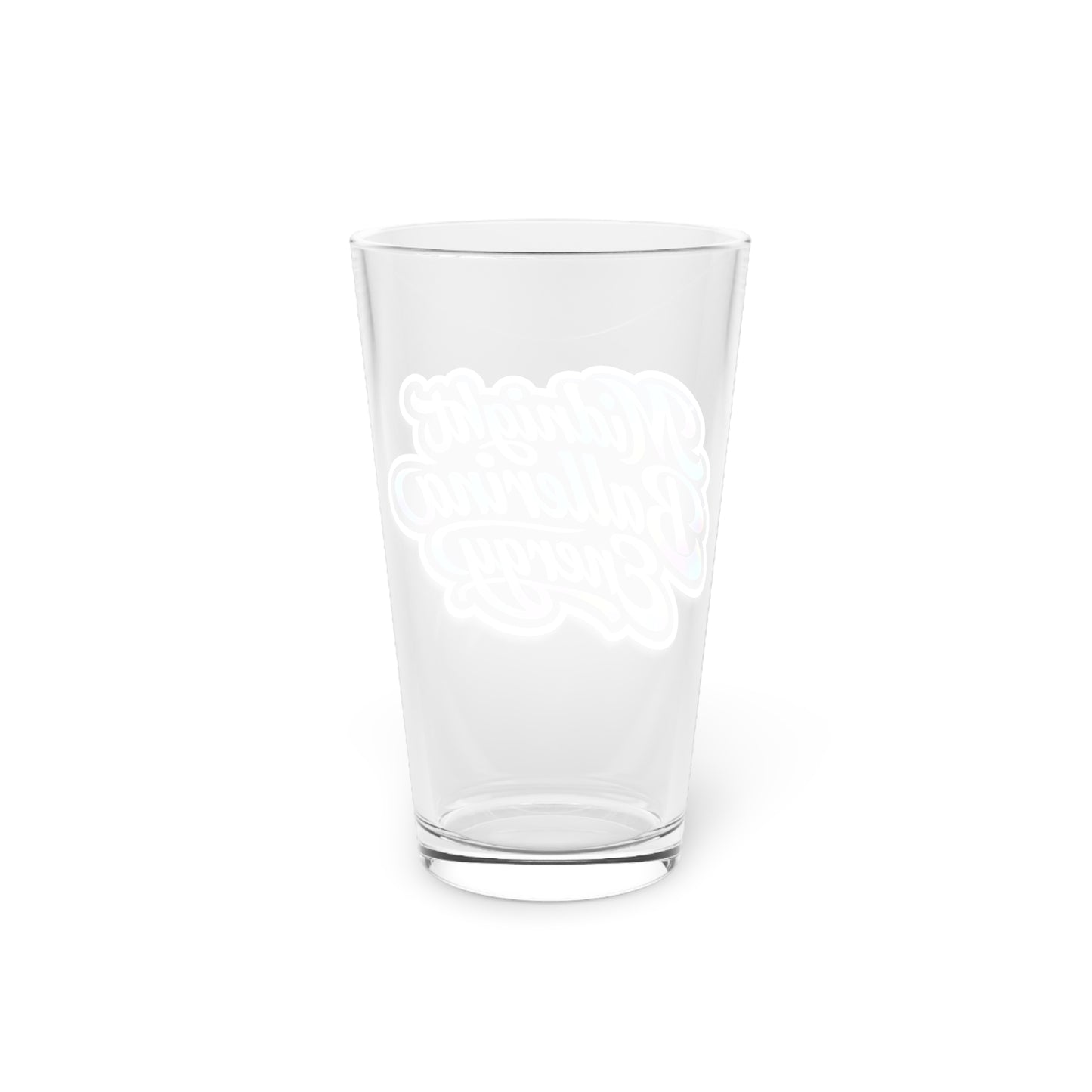 Midnight ballerina energy Beer Glass