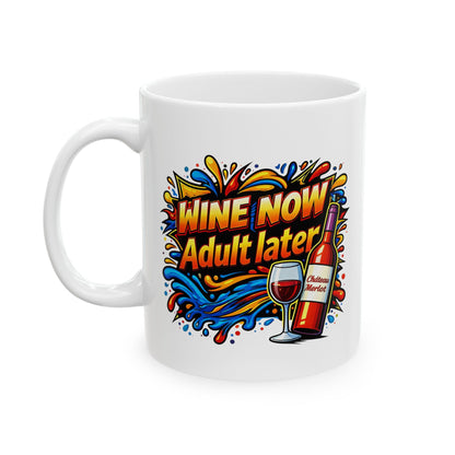 WINE NOW Adult later Mug