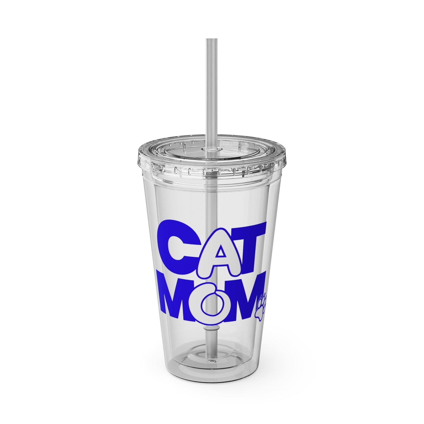 Cat mom blue Insulated Cup