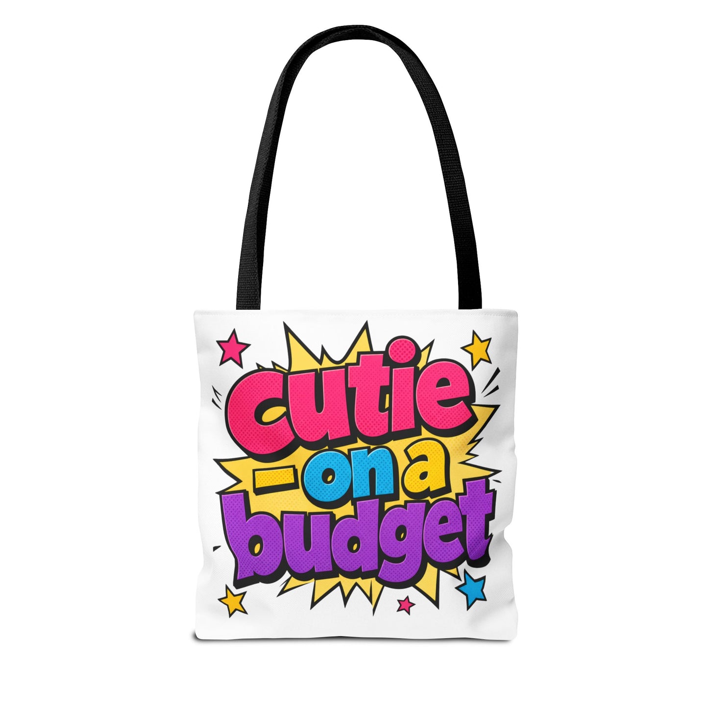 Cutie on a budget Tote Bag