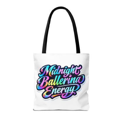 Midnight ballerina energy Tote Bag