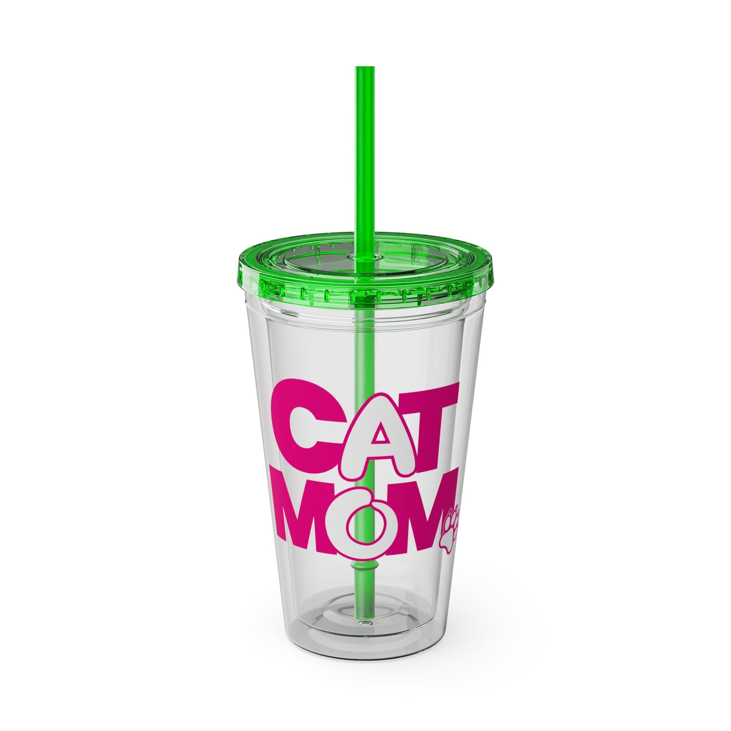 Cat mom pink Insulated Cup