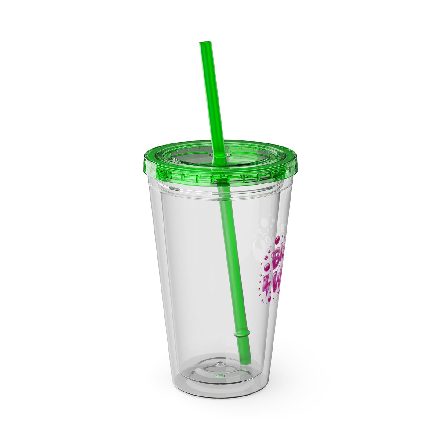 Blame the wine Clear Insulated Cup