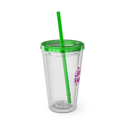 Blame the wine Clear Insulated Cup
