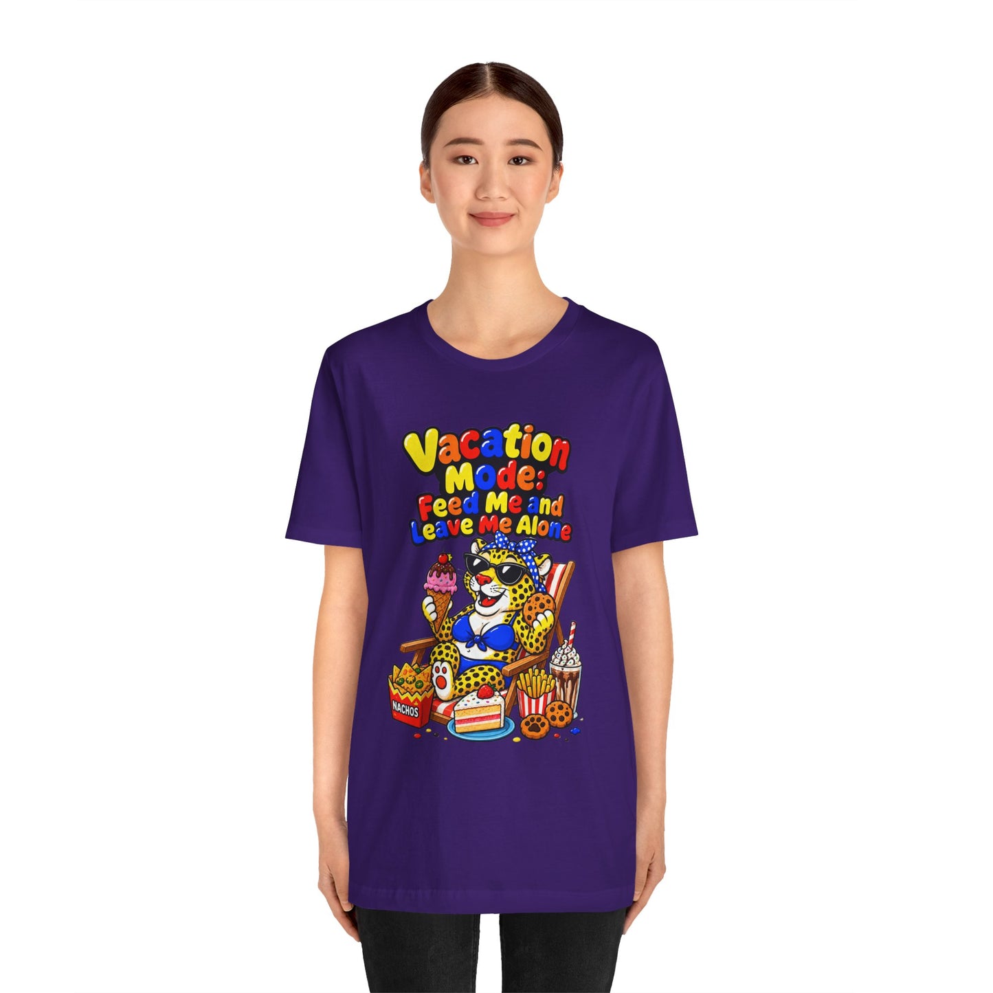 Vacation mode feed me and leave me alone T-shirt
