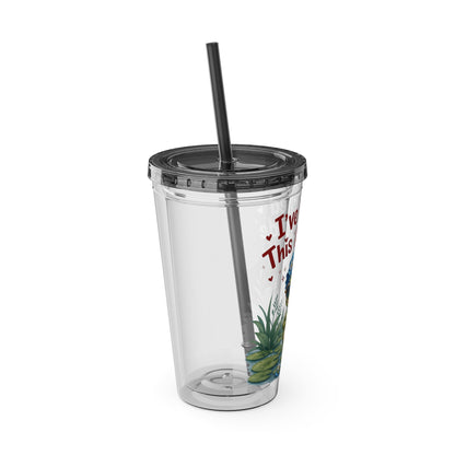 I've earned this attitude Clear Insulated Cup