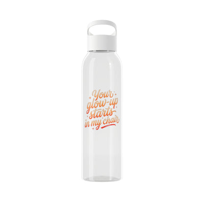 Your glow up starts in my chair Water Bottle