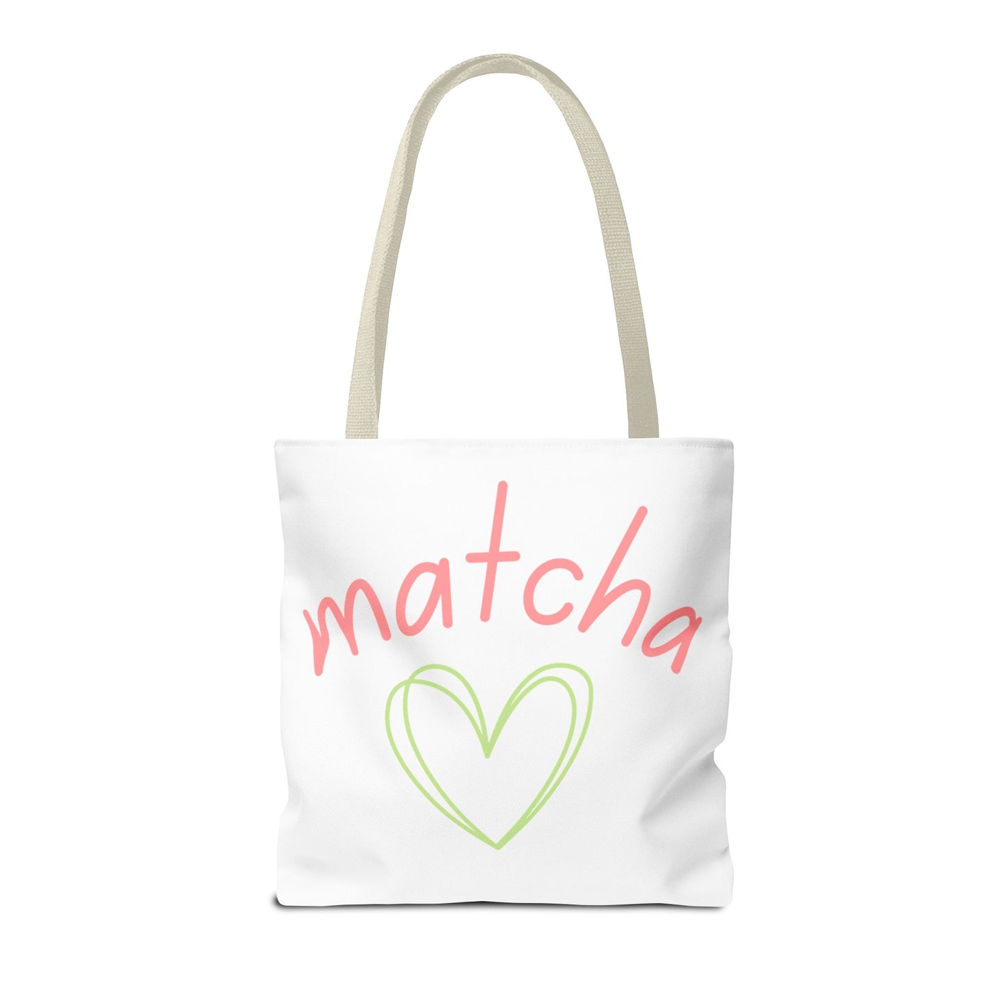 Matcha Heart Tote Bag