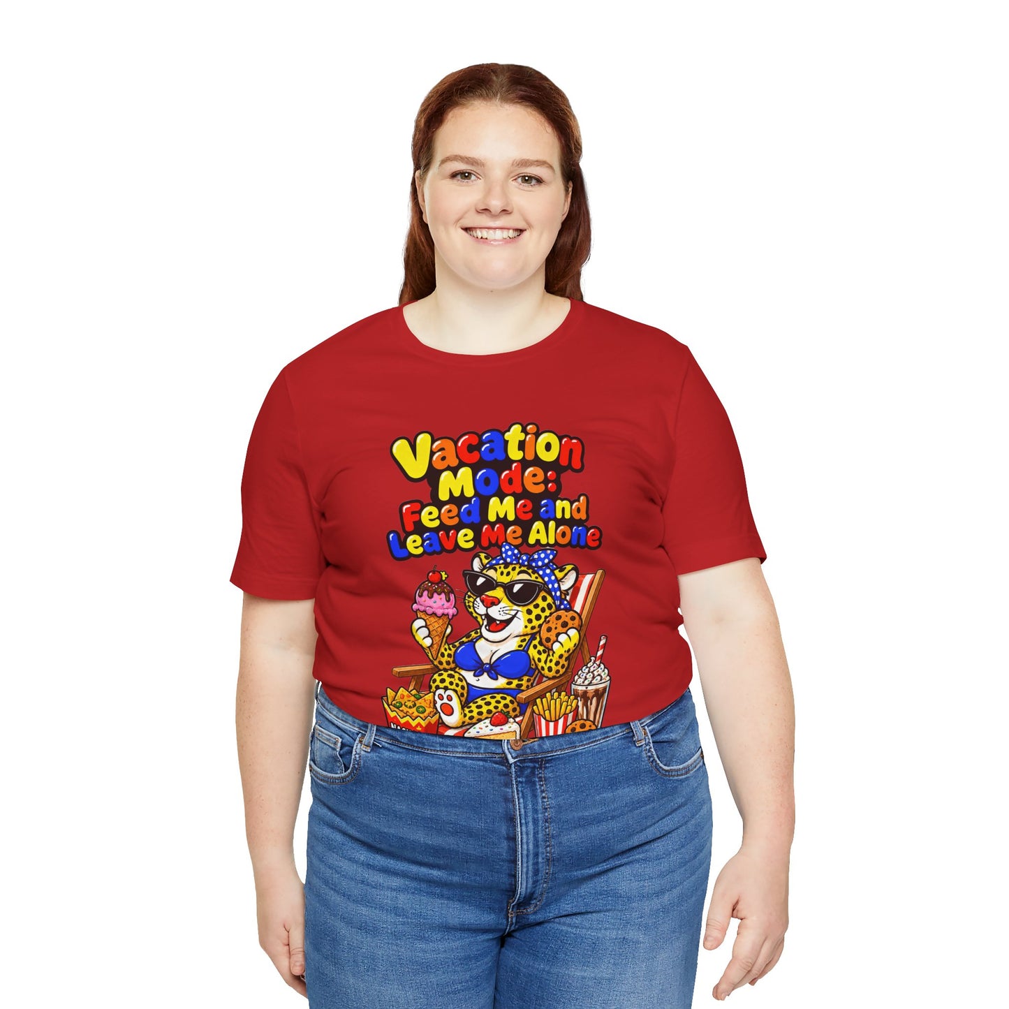 Vacation mode feed me and leave me alone T-shirt