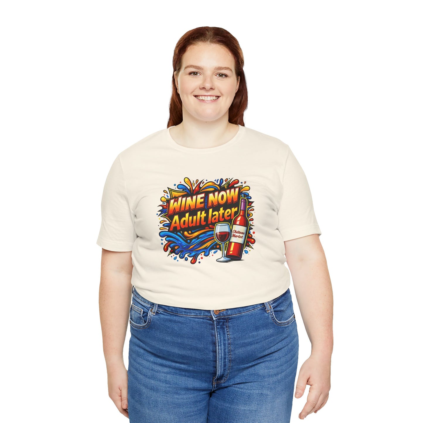 WINE NOW Adult later T-shirt