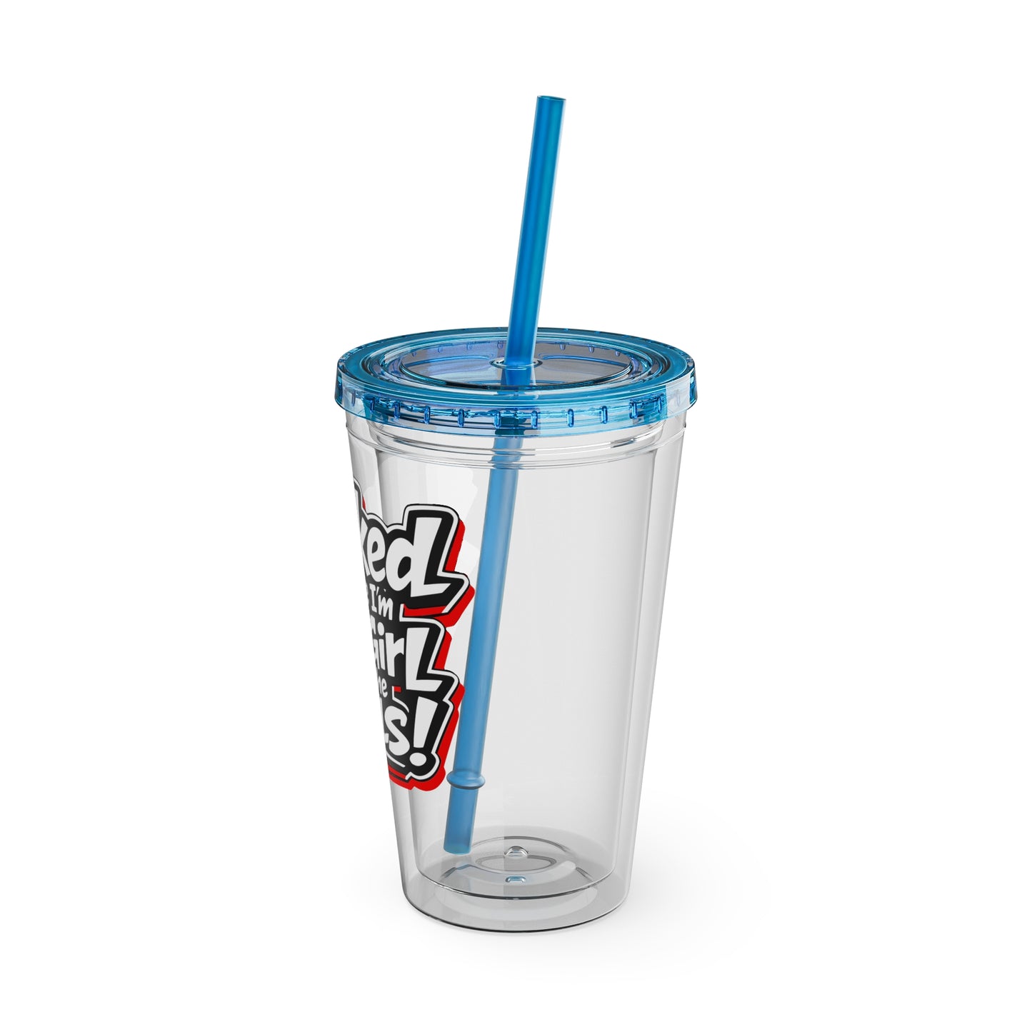 Booked because I'm that girl with the nails Clear Insulated Cup