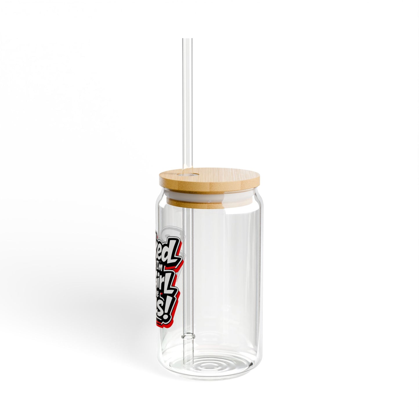 Booked because I'm that girl with the nails Sipper Glass
