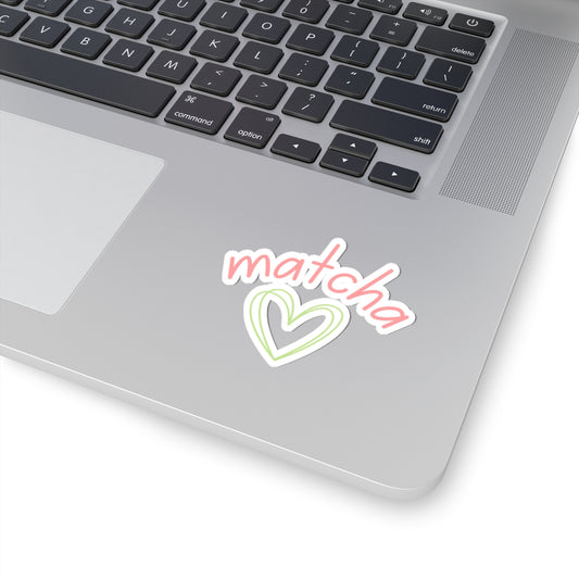 Matcha Heart Sticker