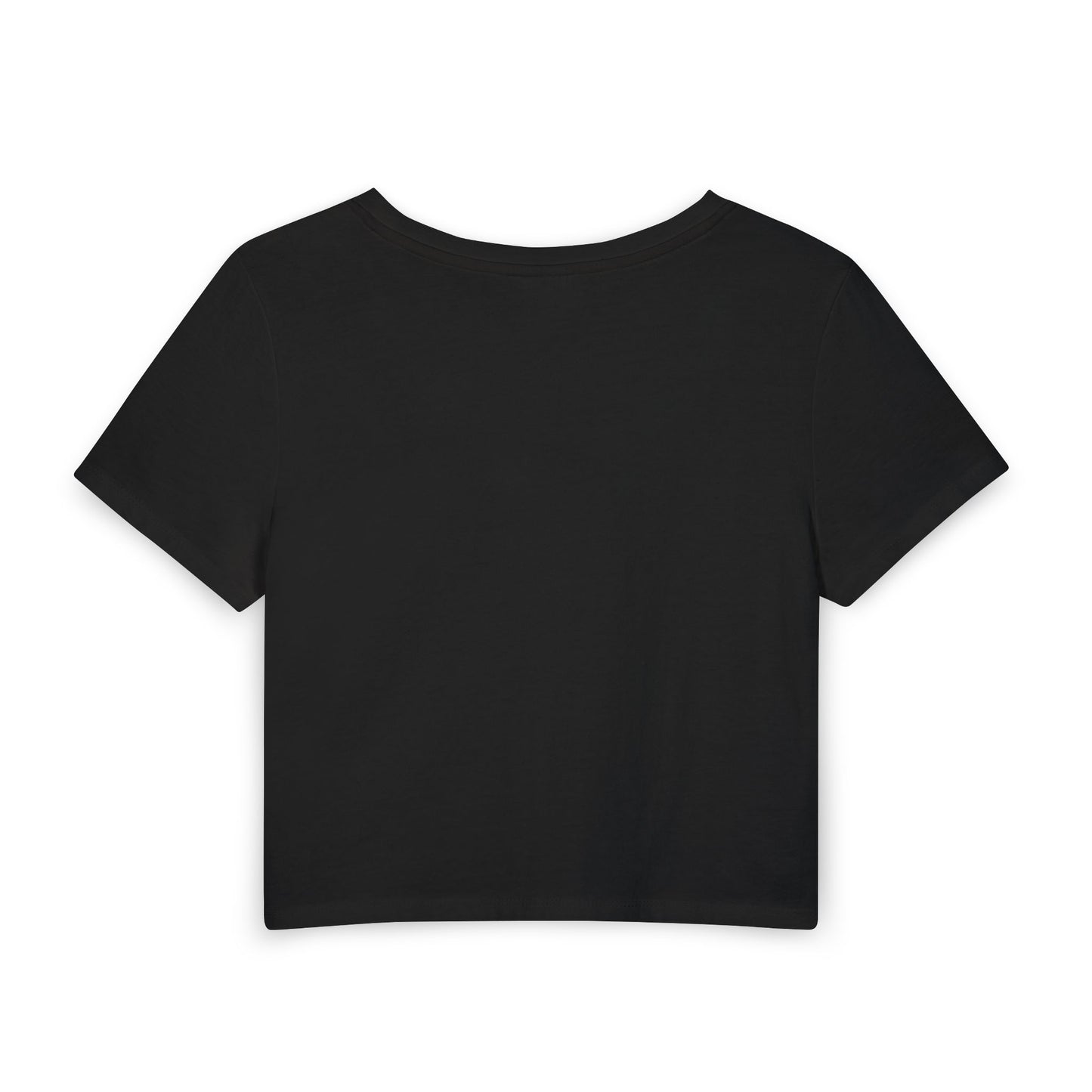 Cat mom blue Crop Tee