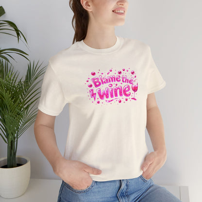 Blame the wine T-shirt