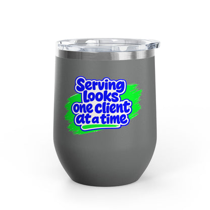 Serving looks one client at a time Tumbler