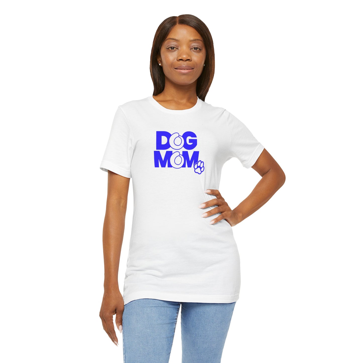 Dog mom blue T-shirt