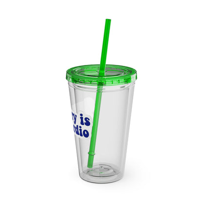 Surgery is my cardio Clear Insulated Cup