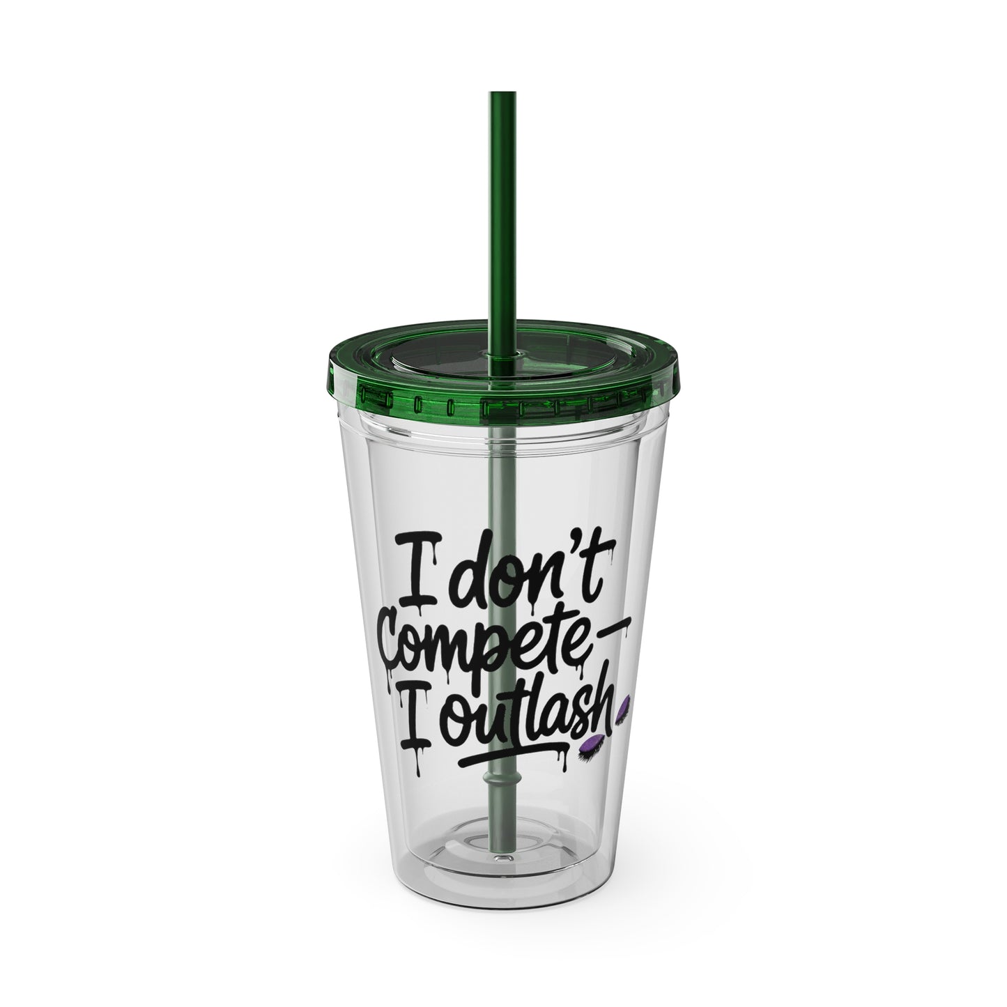 I don't compete I outlash Clear Insulated Cup