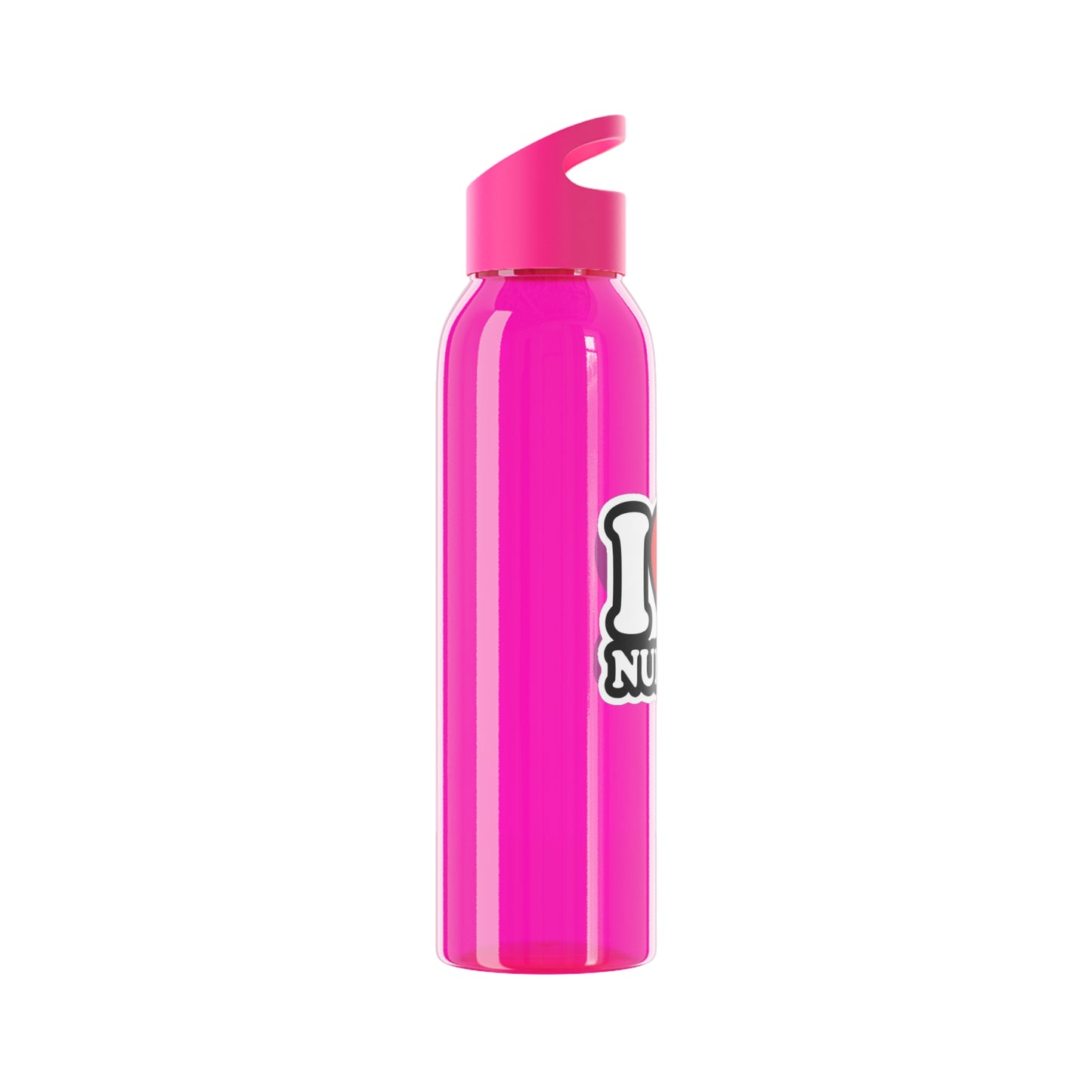 I love nurses faux sticker Water Bottle