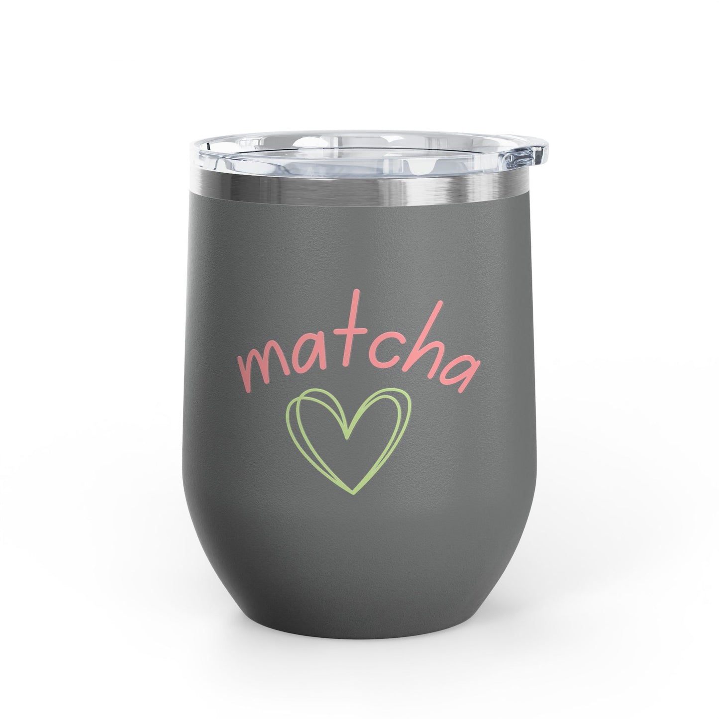 Matcha Heart Wine Tumbler