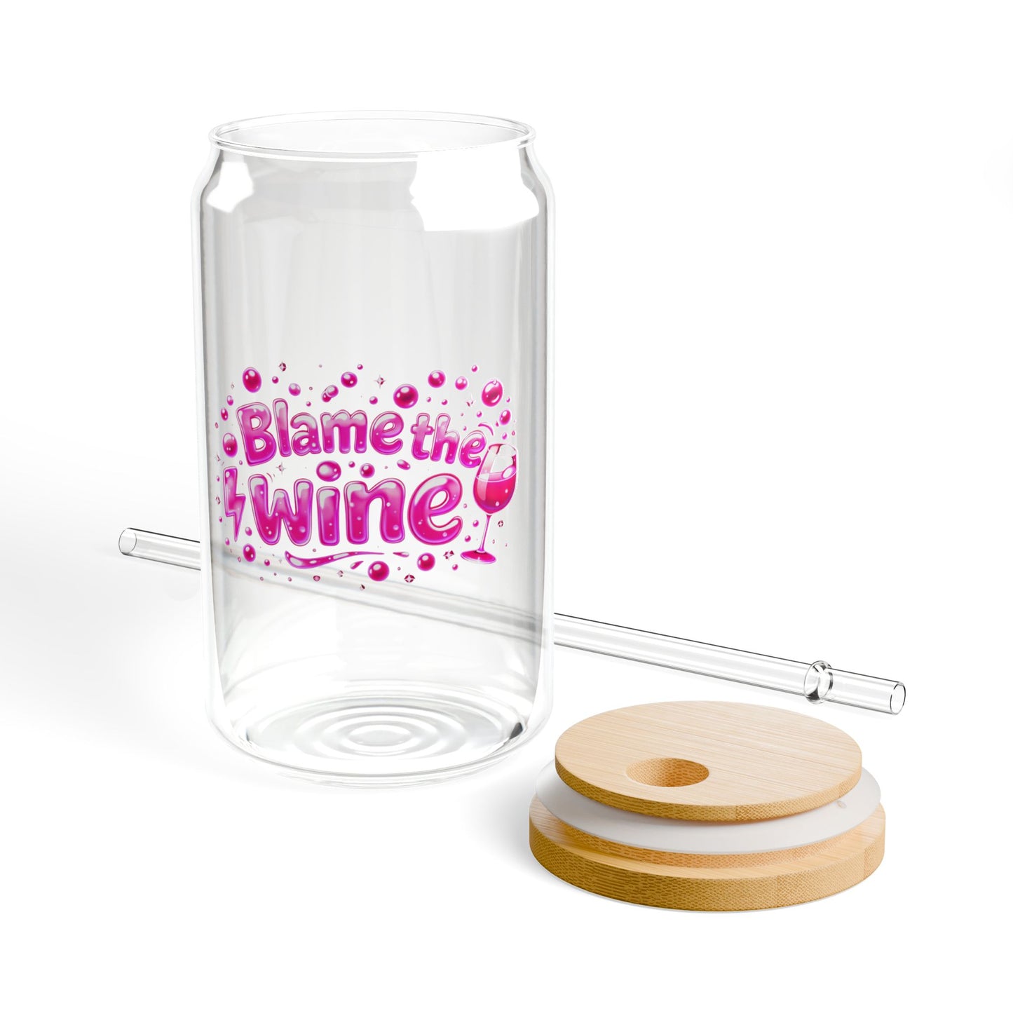 Blame the wine Sipper Glass