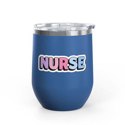 NURSE faux sticker Tumbler